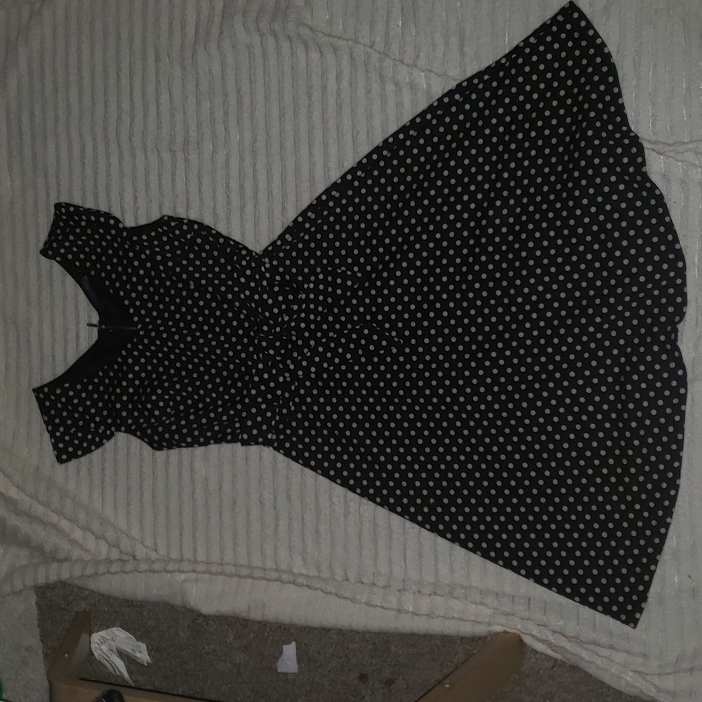 Black and white formal dress